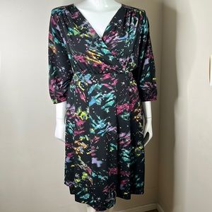 Melissa McCarthy Galaxy Midi Dress, Size 2X
